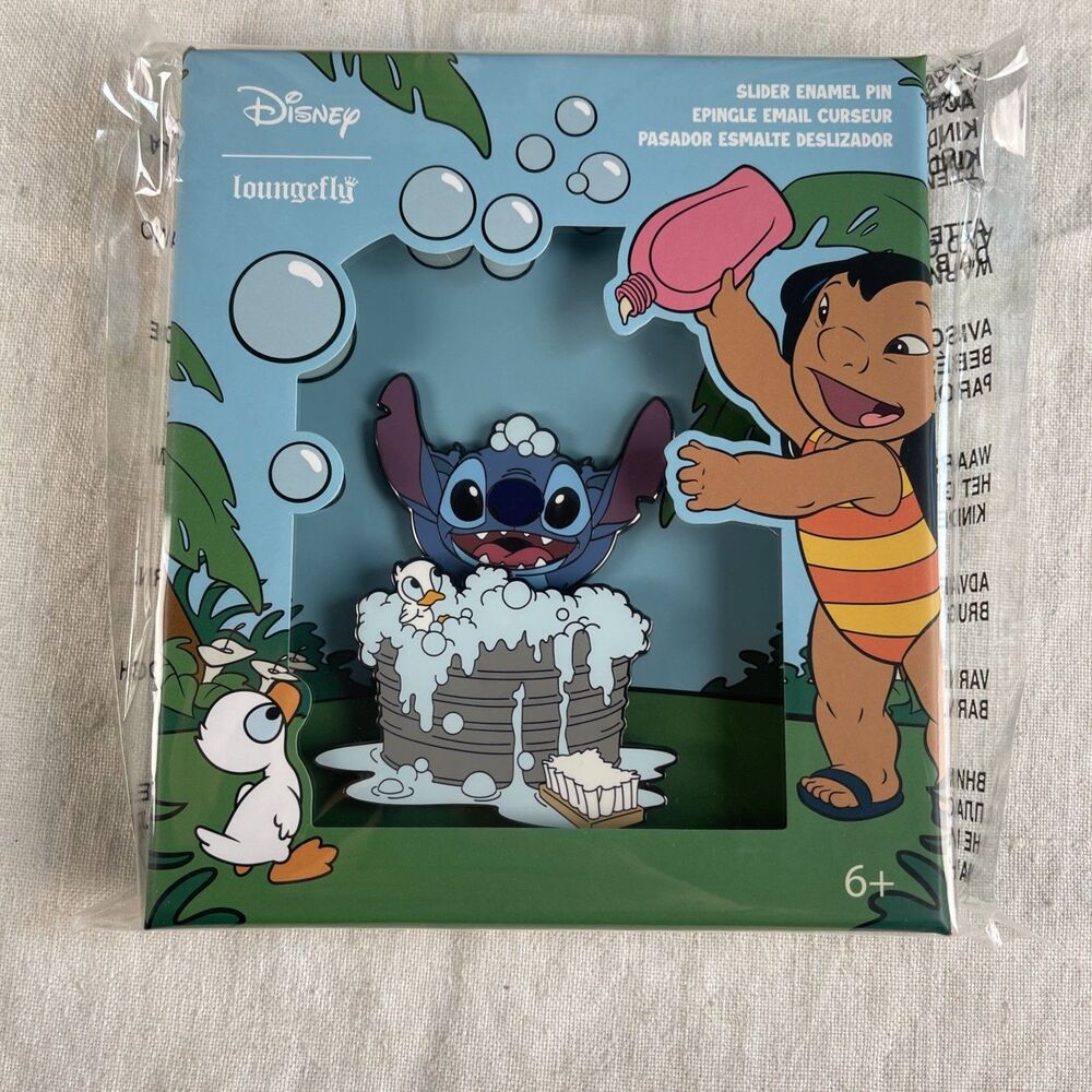 Disney Trading Pins 152943 Loungefly - Stitch Bath Tub - Jumbo - Lilo and Stitch